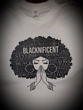 Load image into Gallery viewer, T-shirt Blacknificent

