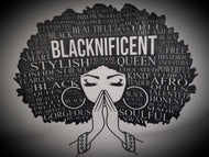 T-shirt Blacknificent